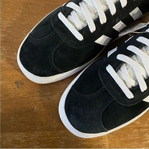 adidas Gazelle ADV Suede Black/White Skateboarding Sneakers Shoes - Picture 3 of 8